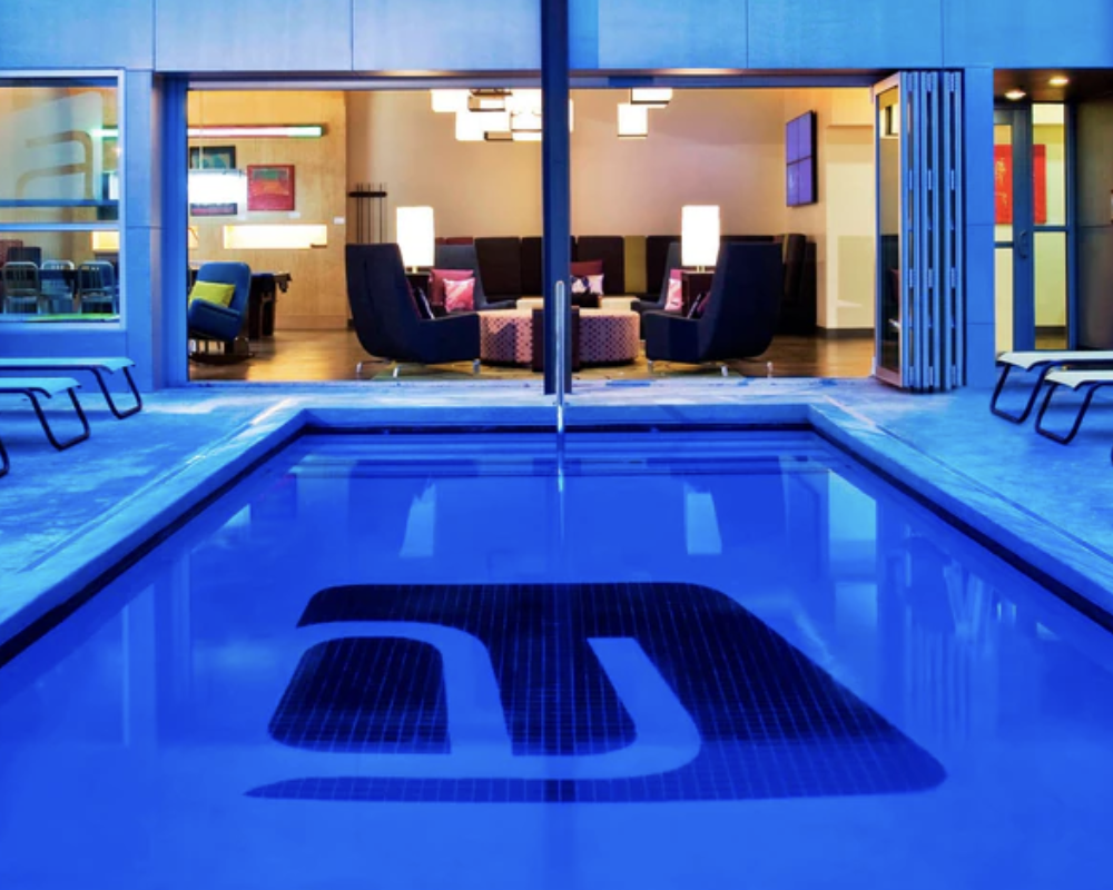 Aloft Tulsa pool.
