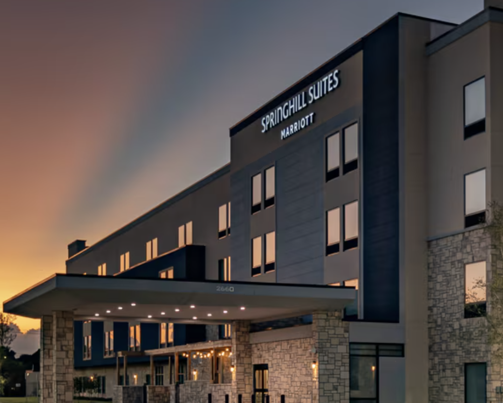 Exterior of the SpringHill Suites by Marriott Dallas McKinney
