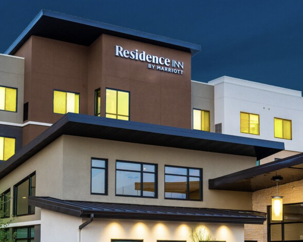 Exterior of the Residence Inn by Marriott Rocklin Roseville.