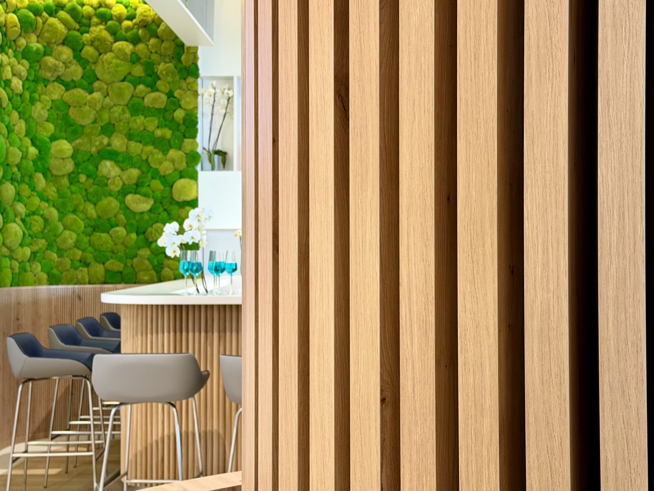 SkyTeam Lounge FRA decor.