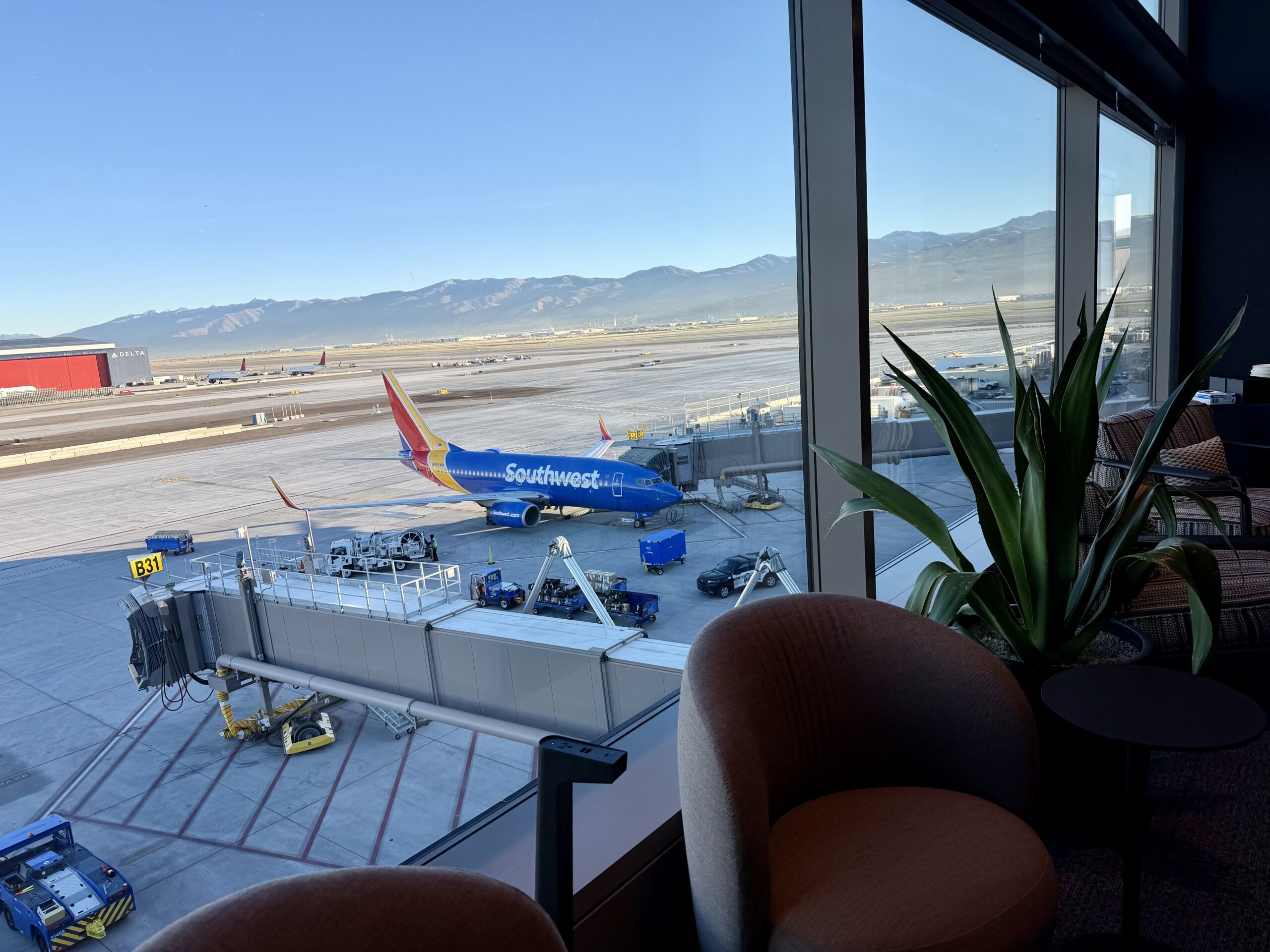 Southwest 737 at SLC.