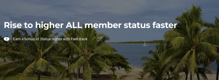 Screenshot of Accor fast track promo
