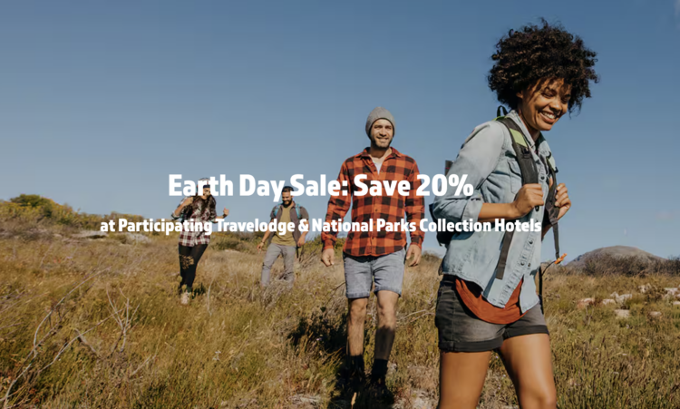 Wyndham Earth Day promo banner.