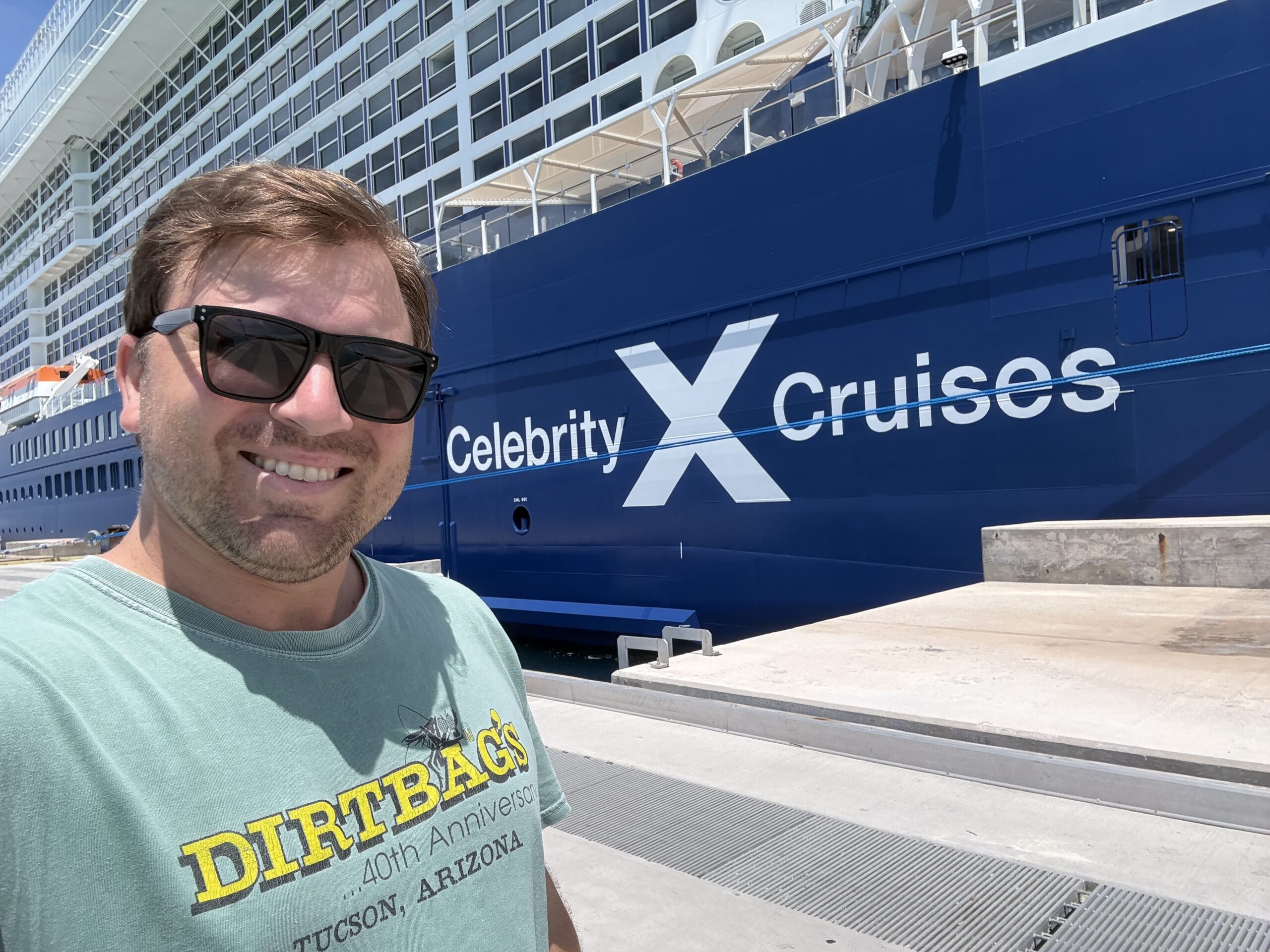 author in front of celebrity ascent