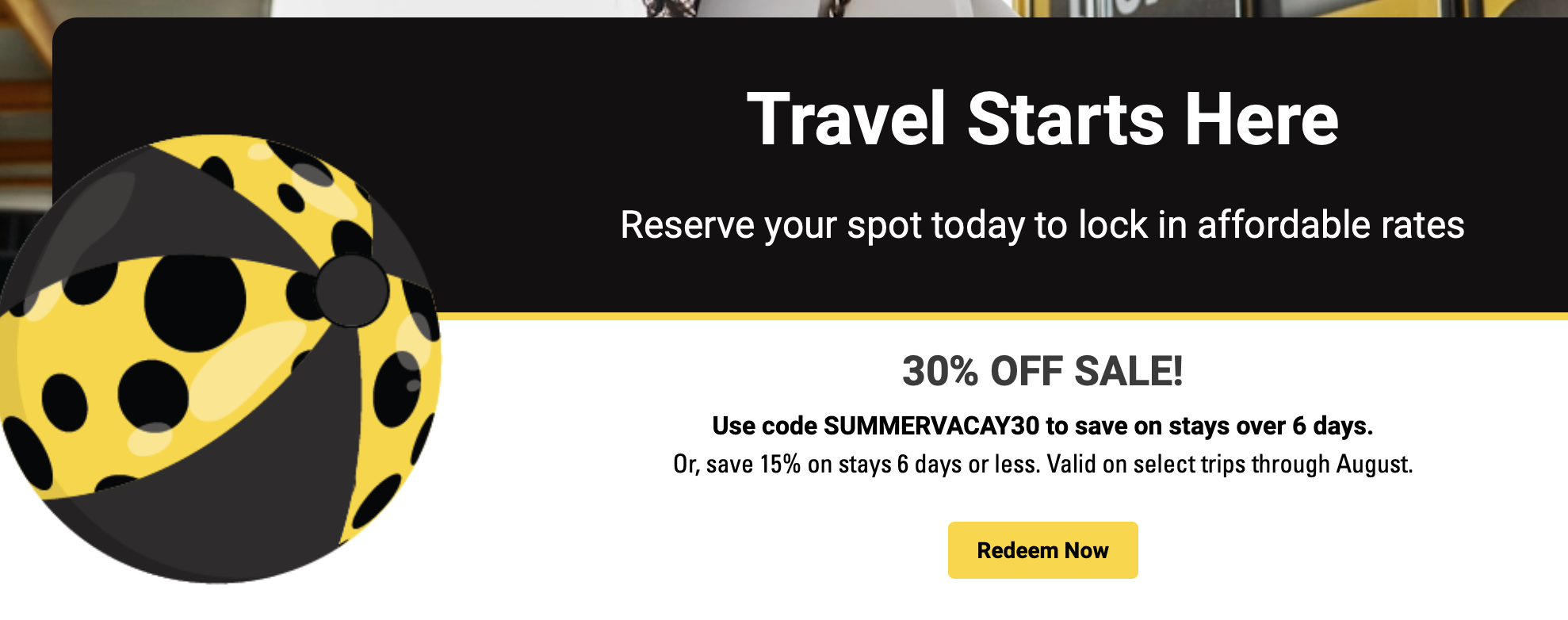 Save 30% on airport parking this summer