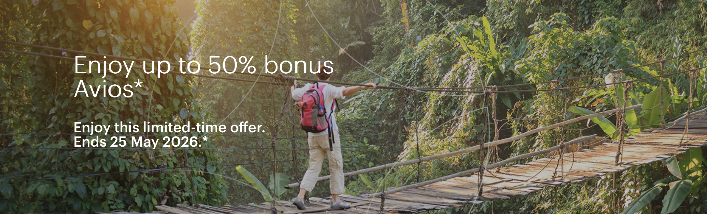 Get 50% bonus Avios through May 25