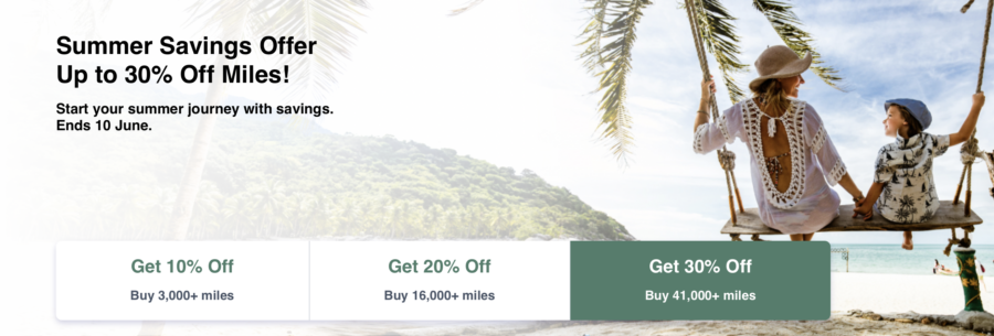 Buy EVA Air Miles with up to a 30% discount