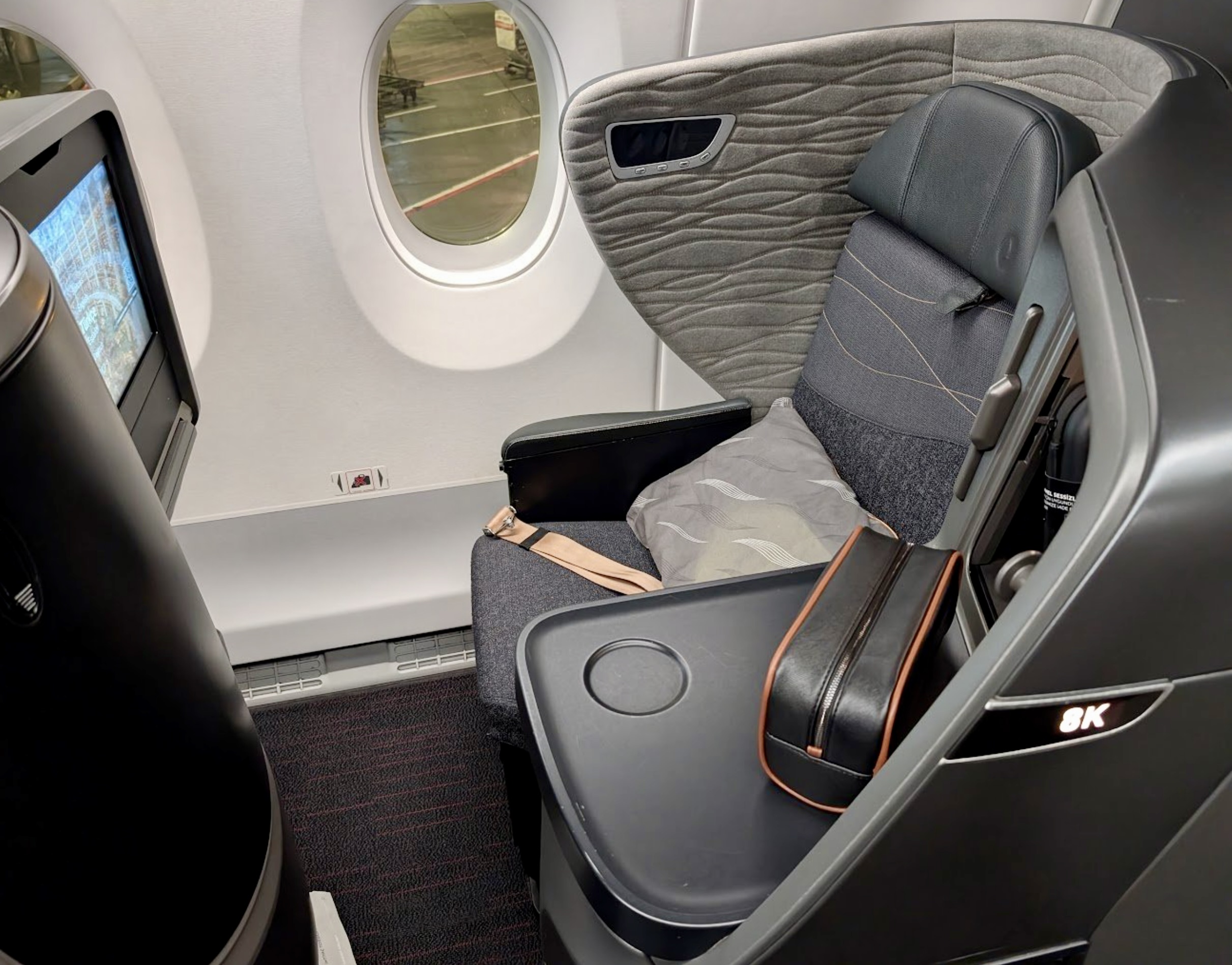 Turkish Airlines A350 business class.