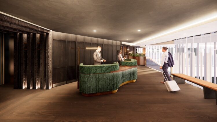 Alaska Airlines high-end Lounge