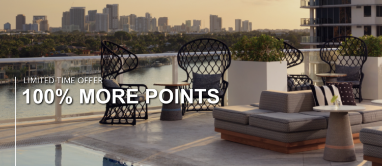 Screenshot of Points.com buy IHG points promo banner.