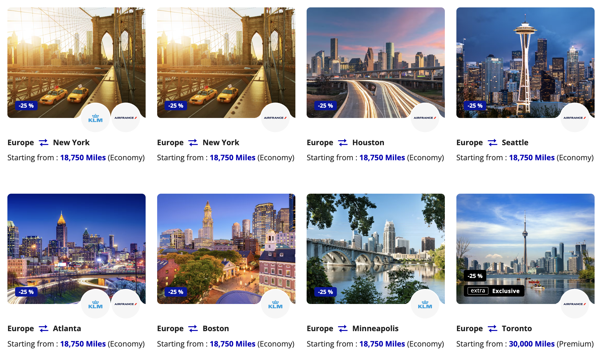 Screenshot of Flying Blue Promo Rewards for June 2026.