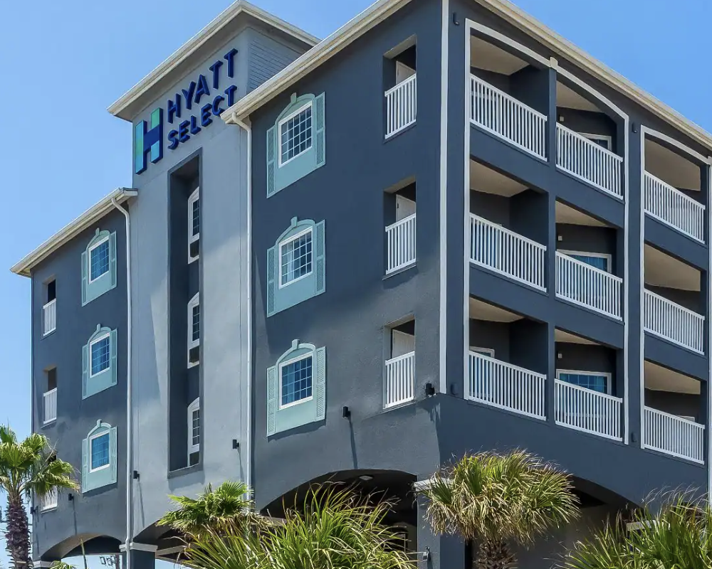 Exterior of the Hyatt Select Galveston - Beachfront.