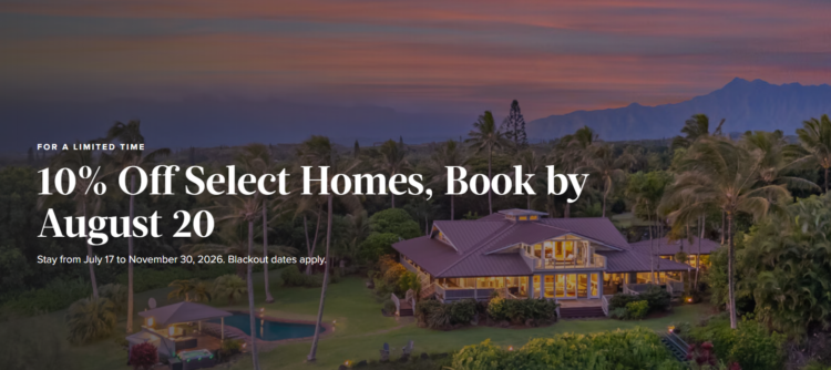 Marriott Homes & Villas 10% discount promotion banner