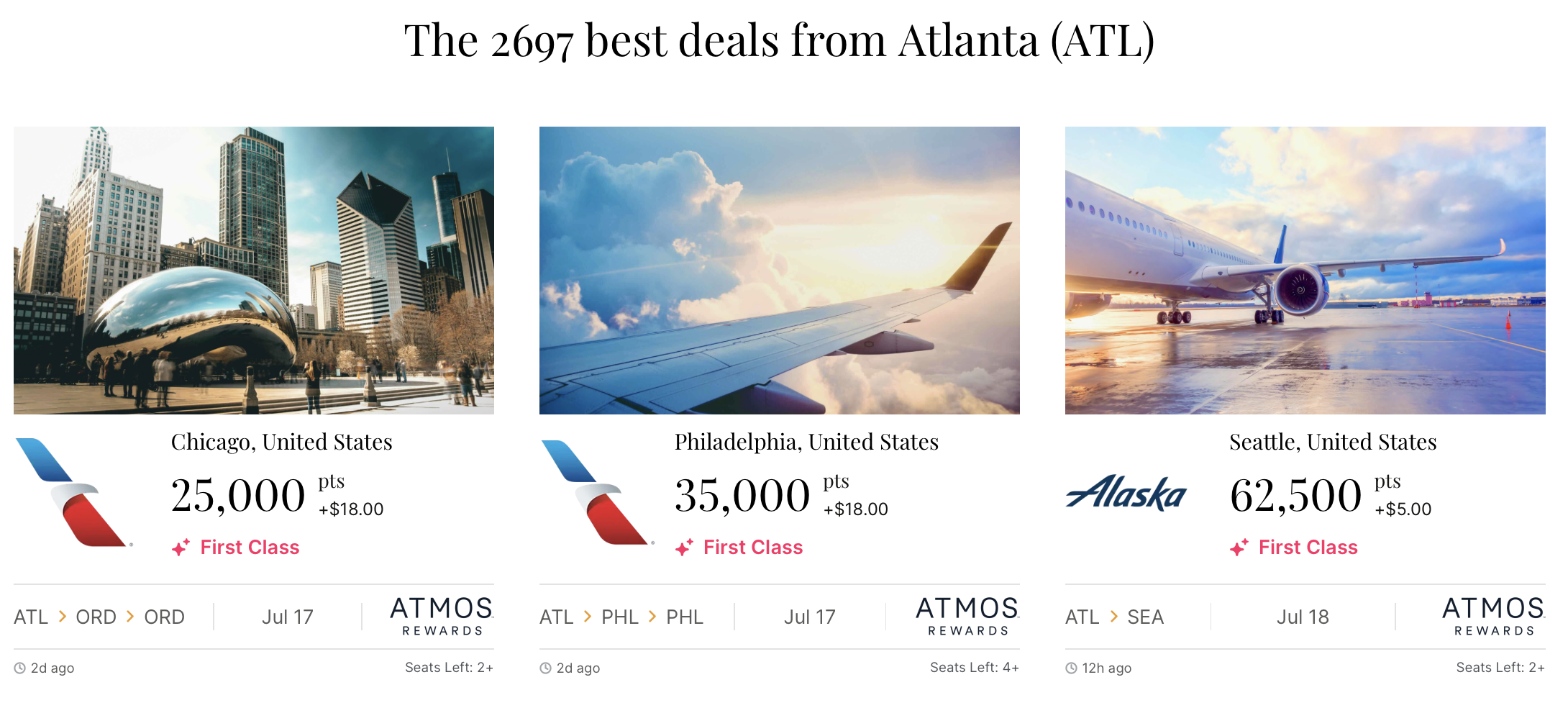Roame.Travel Discover feature from ATL