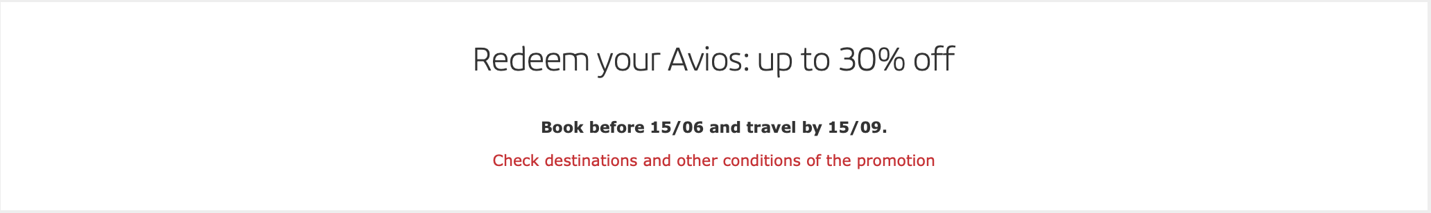 Iberia Avios sale
