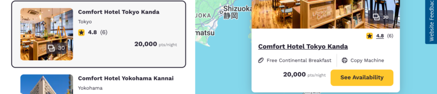 Choice Hotels Japan devaluation
