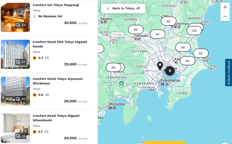 Choice Hotels Tokyo devaluation