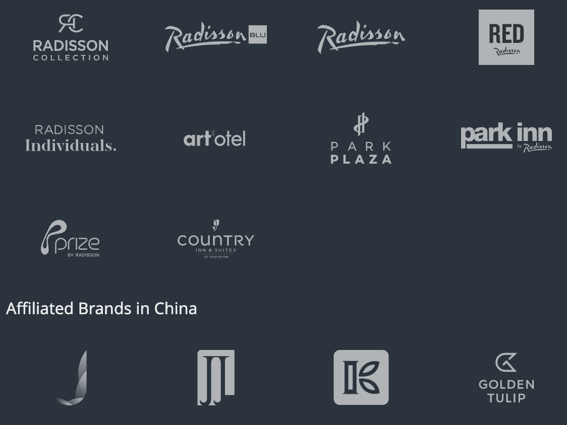 All the Radisson Rewards brands