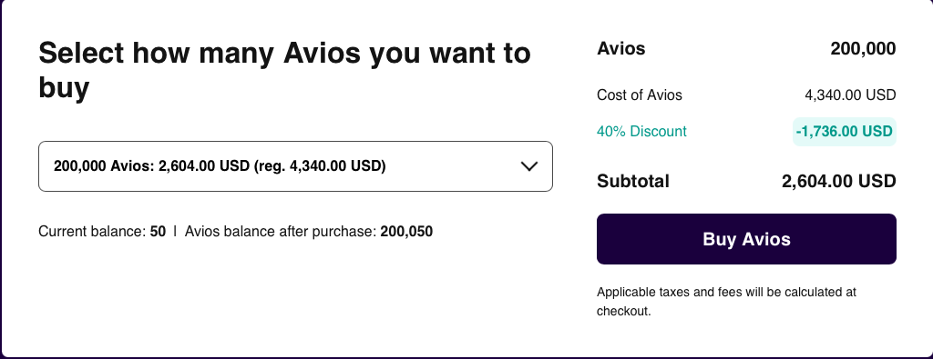 Buy Finnair Avios with a 40% discount