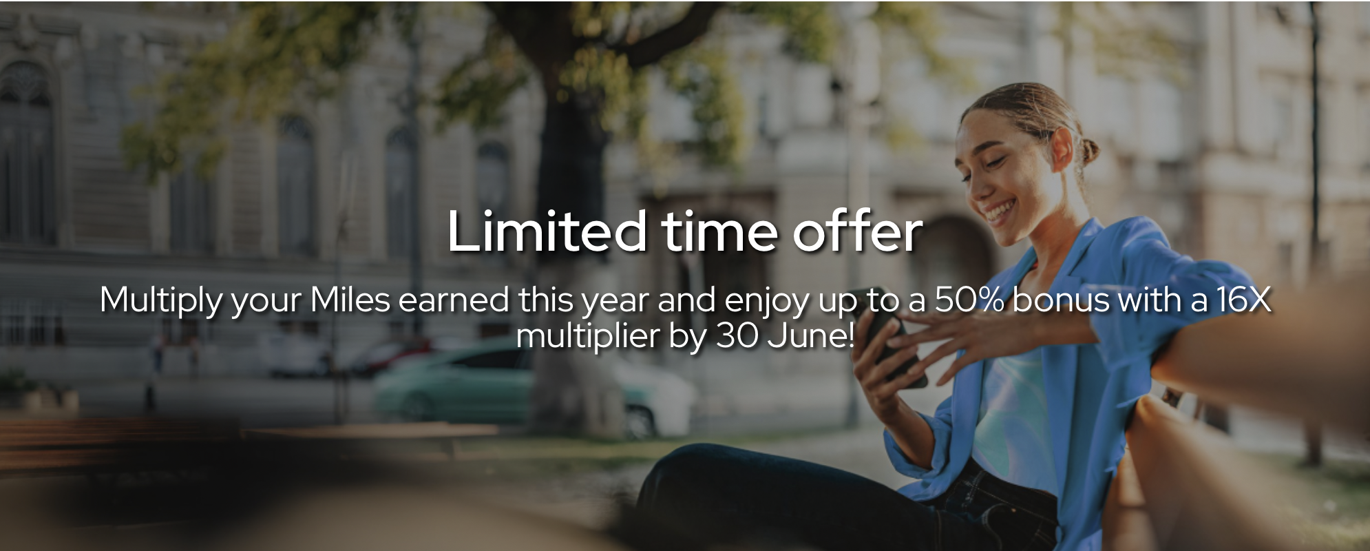 Flying Blue multiply your miles promo. 