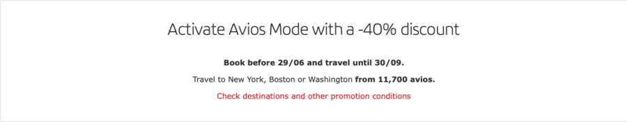 Iberia 40% off award sale