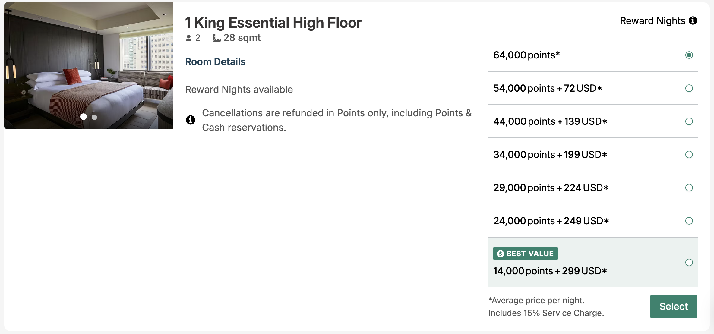 Screenshot of IHG Kimpton Tokyo Shinjuku Redemption