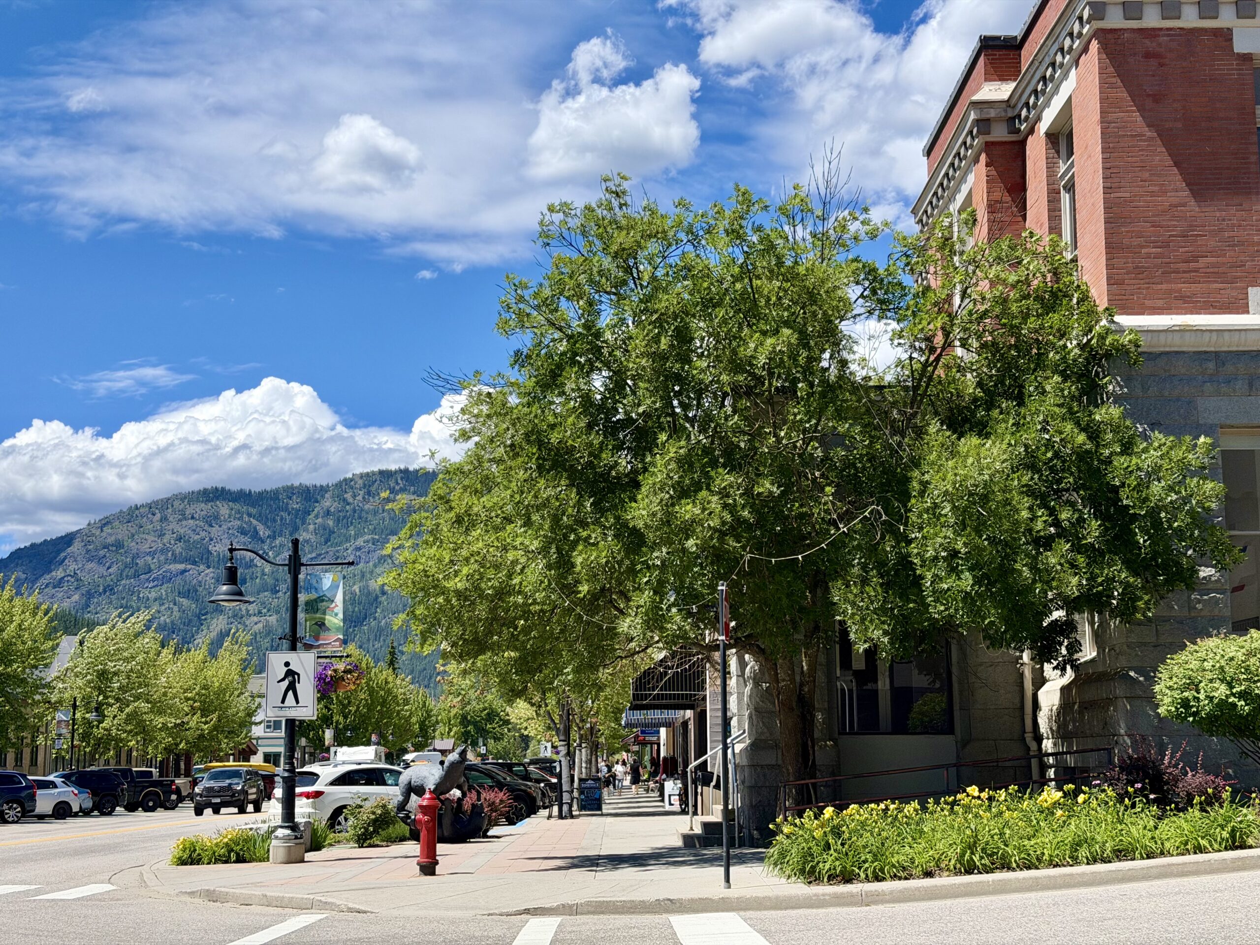 Downtown Rossland, BC.