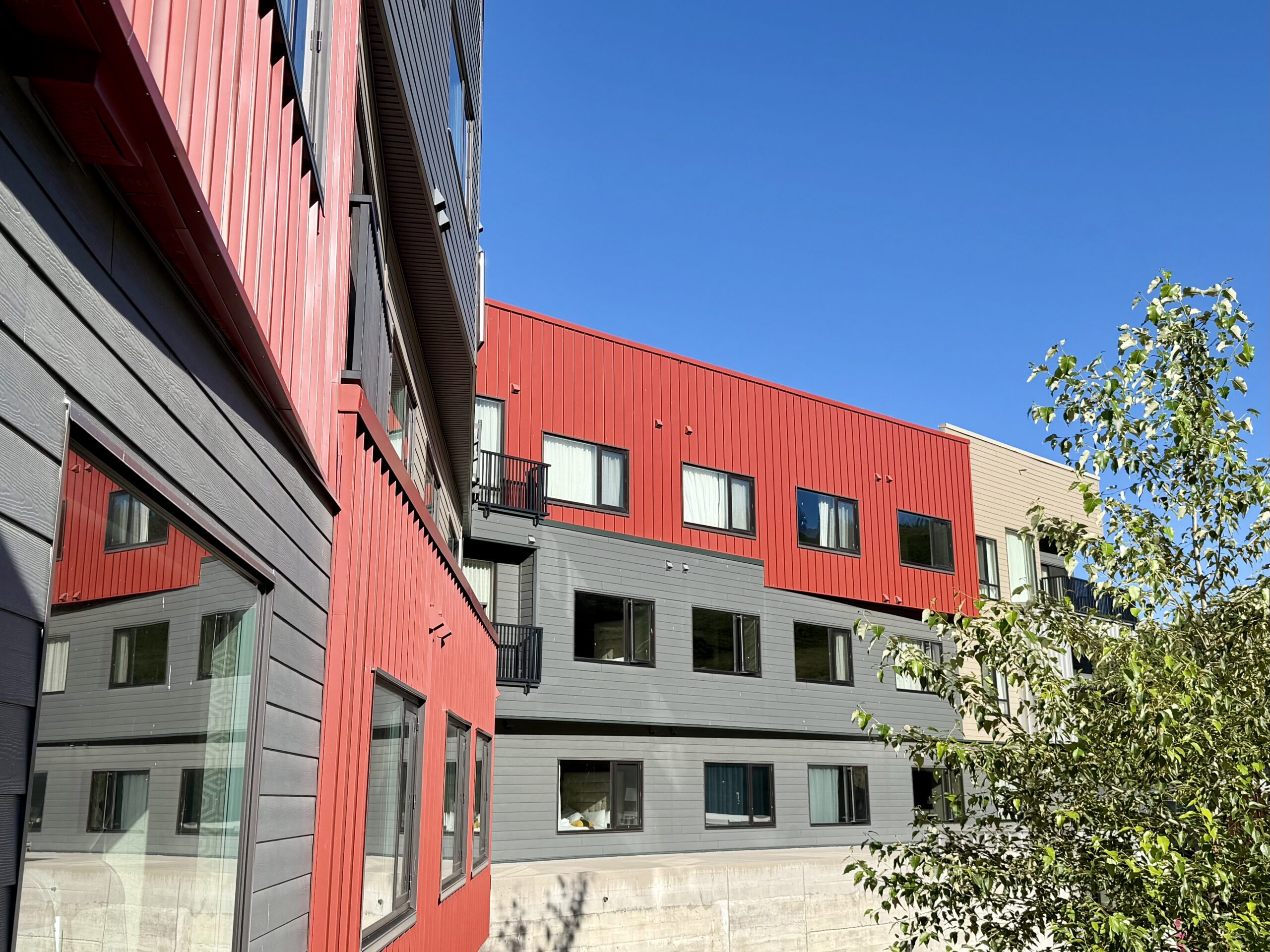 Exterior of The Josie at RED Mountain Resort.