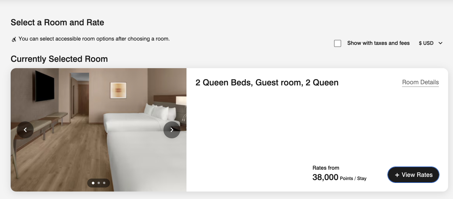 AC Hotel Scottsdale points rate