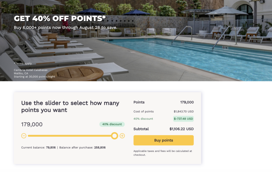 Choice 40% discount promotion banner and example