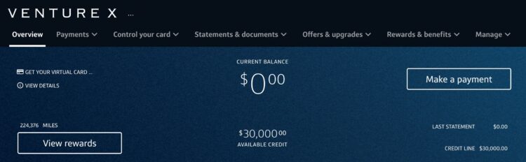 CapOne virtual card number generation