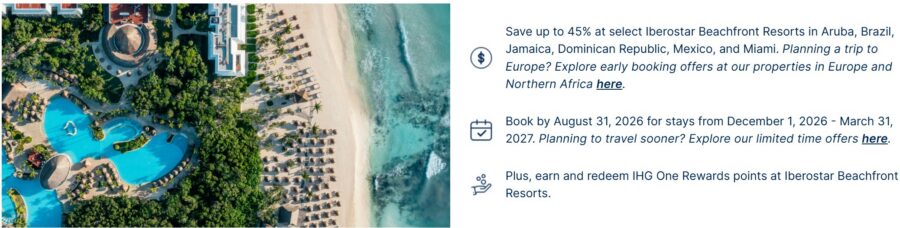 Iberostar 45 Discount in the Americas 2026 Promotion