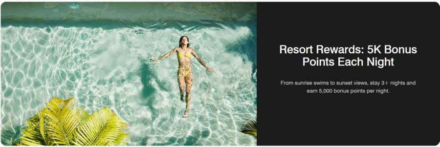 Marriott 5,000 Points per Night at Resorts 2026 Promotion
