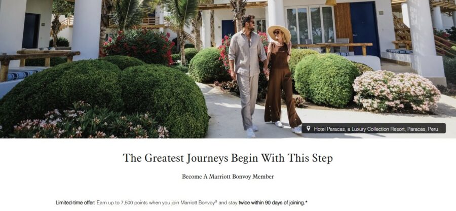 Marriott 7,500 New Member Bonus 2026 Promotion