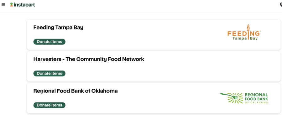 instacart community cart options