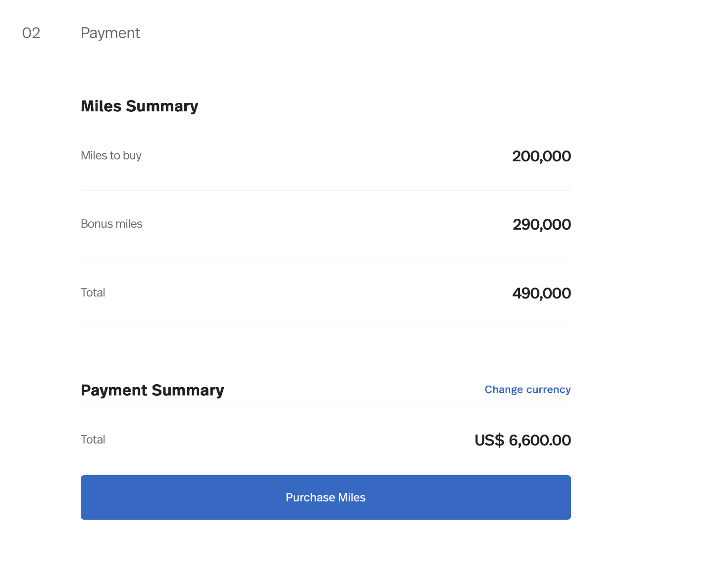 Buy LifeMiles with a 145% bonus promotion details