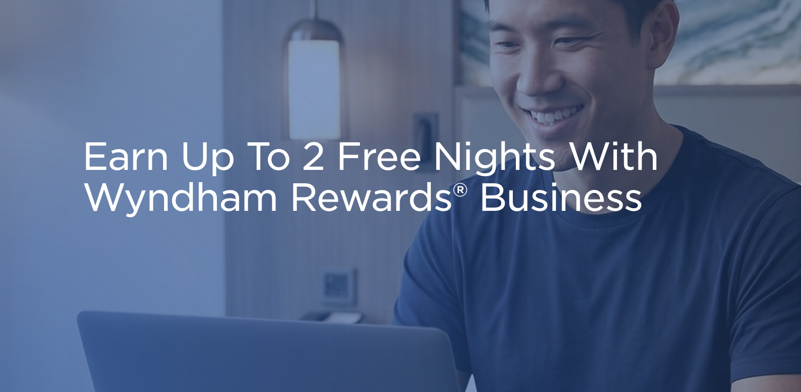 Wyndham Business 2 free nights hero image
