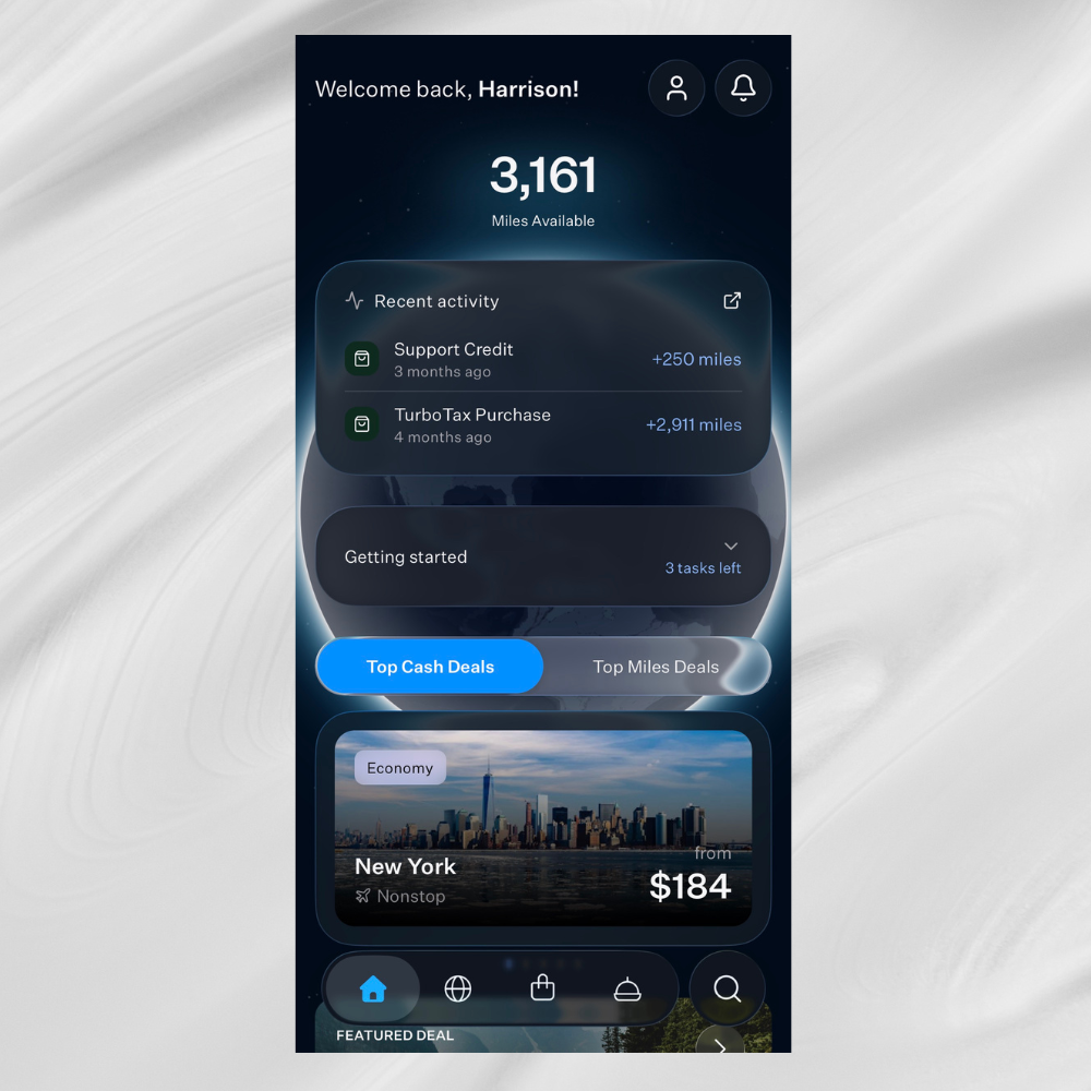 Rove app homepage
