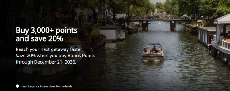 Banner image for Hyatt's buy points discount