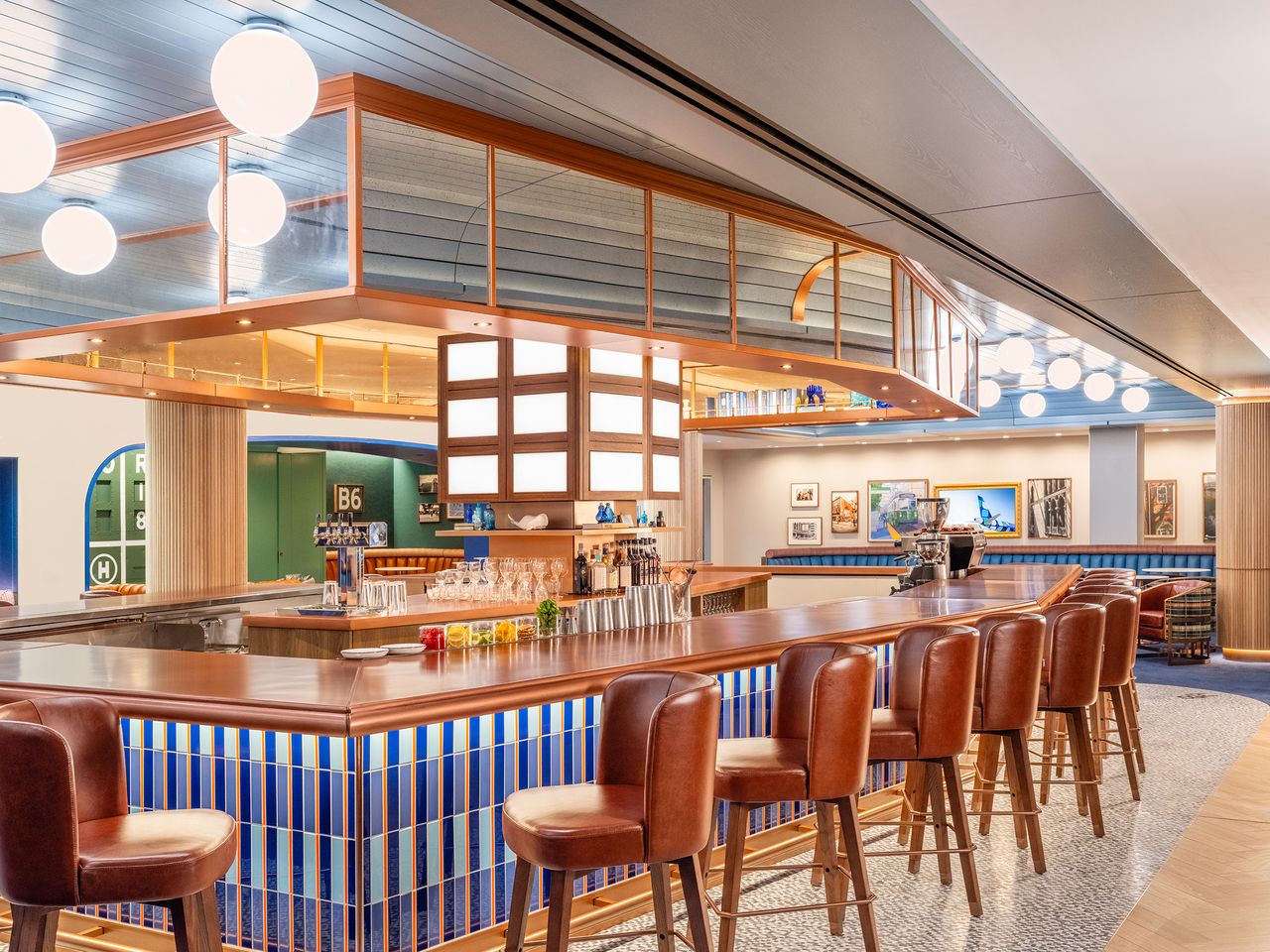 JetBlue BlueHouse Lounge in Boston, and its Neighborhood Bar