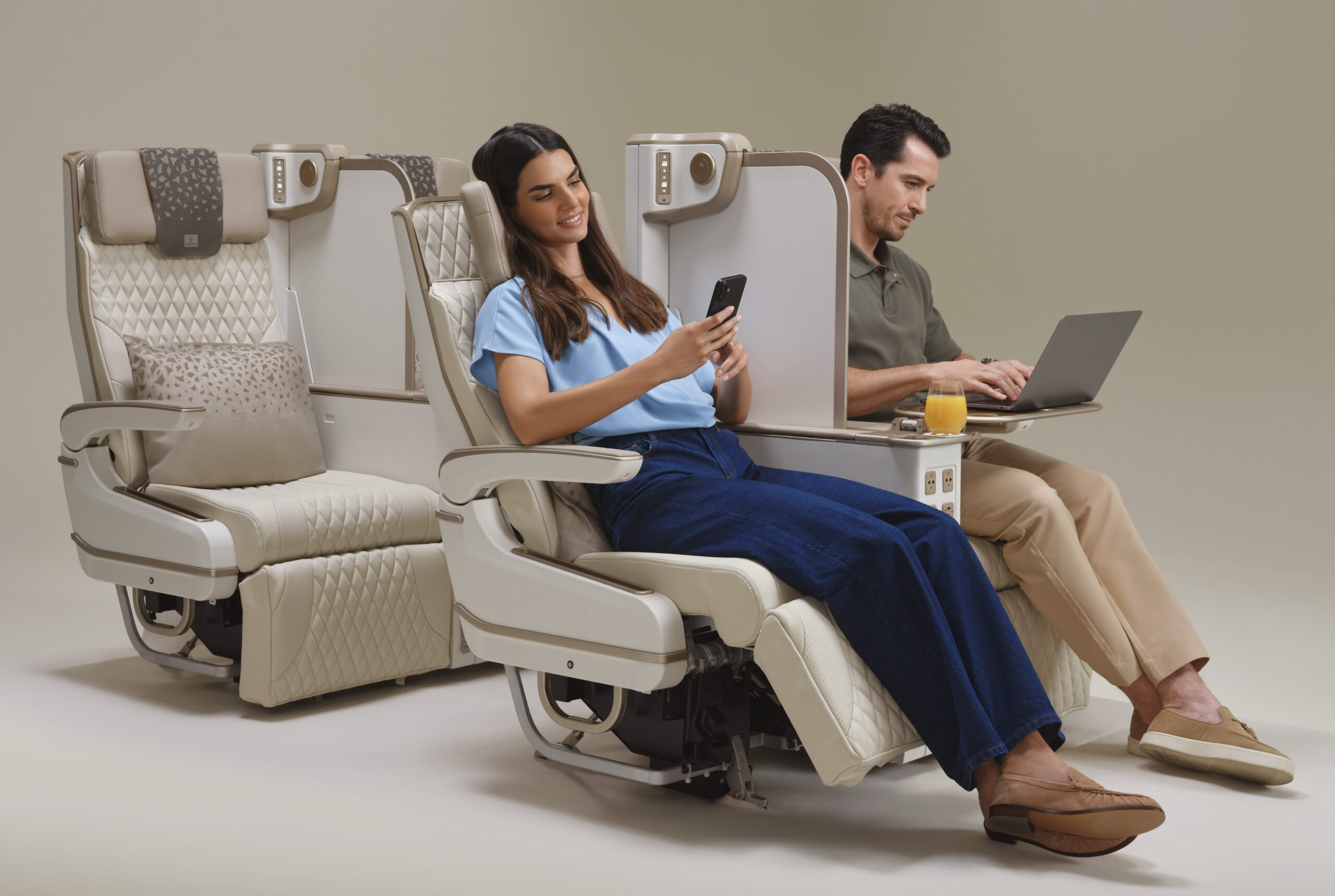 Emirates' new premium economy seat