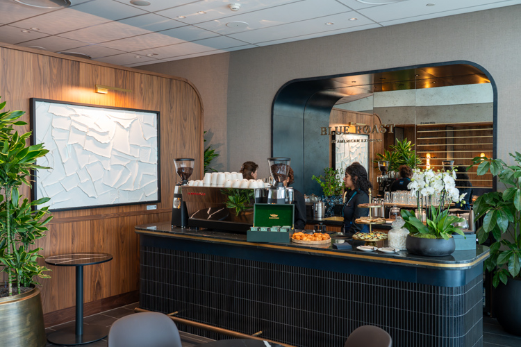 Amex Centurion Lounge Schiphol Blue Roast Coffee Bar
