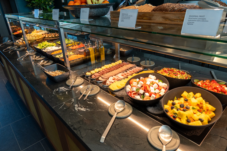 Amex Centurion Lounge Schiphol Buffet Salads