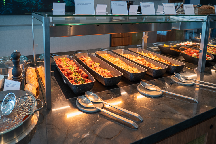 Amex Centurion Lounge Schiphol Main Courses