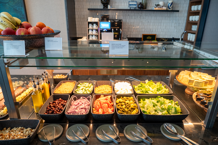 Amex Centurion Lounge Schiphol Salad Bar