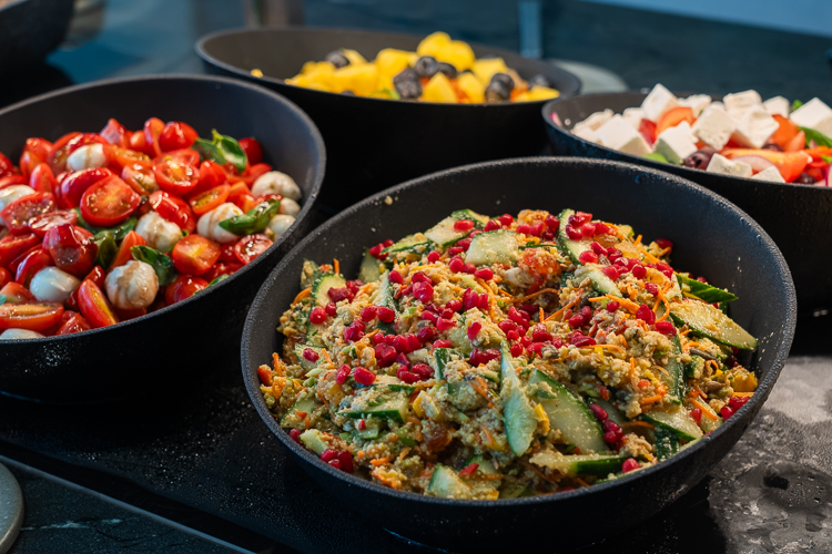 Amex Centurion Lounge Schiphol Salads