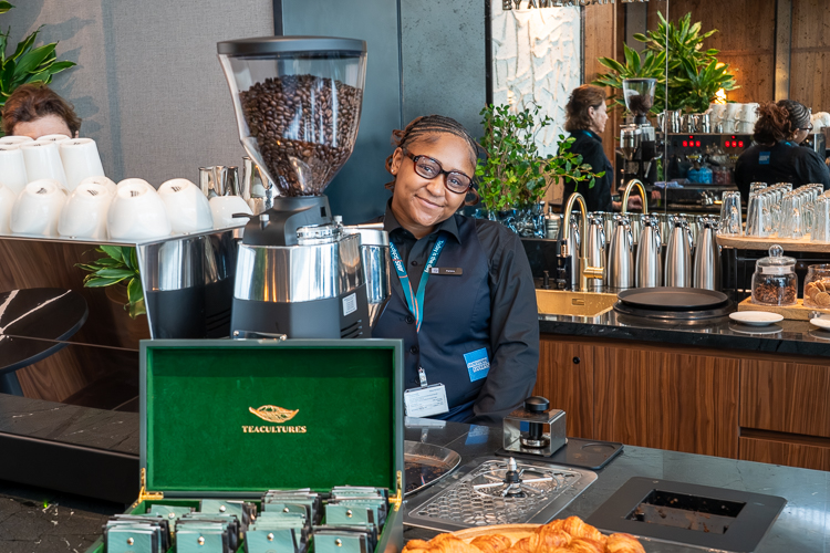 Amex Centurion Lounge Schiphol Blue Roast Barista