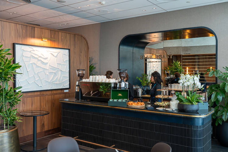 Amex Centurion Lounge Schiphol Blue Roast Coffee Bar