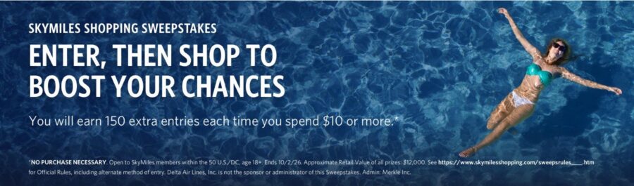 Delta Shopping Portal Sweepstakes Oct 2026