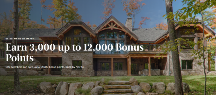 Marriott Homes & Villas elite bonus banner